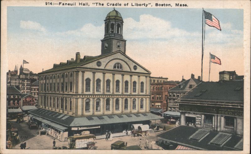Faneuil Hall, The Cradle of Liberty, Boston Massachusetts
