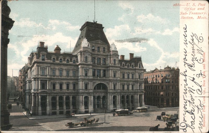 U. S. Post Office and Sub-Treasury, Boston Massachusetts