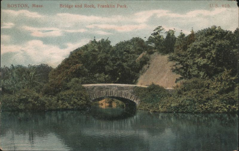 Bridge and Rock, Franklin Park Boston Massachusetts