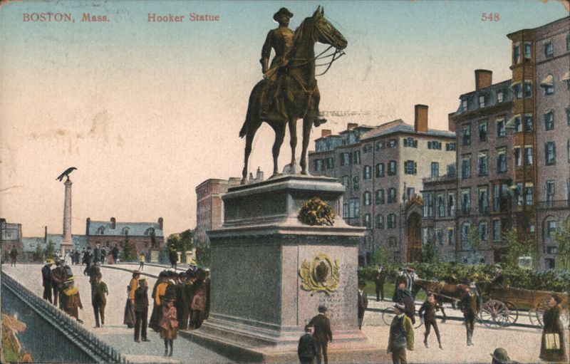 Hooker Statue, Equestrian Monument BOSTON Massachusetts