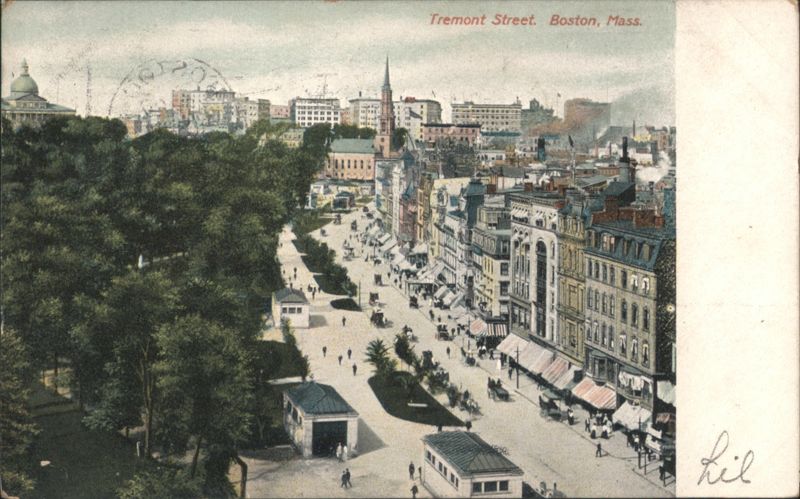 Tremont Street, Boston, Mass. Massachusetts