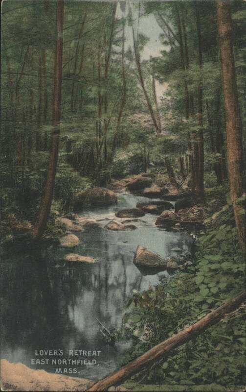 Lover's Retreat, Wooded Stream with Rocks East Northfield Massachusetts