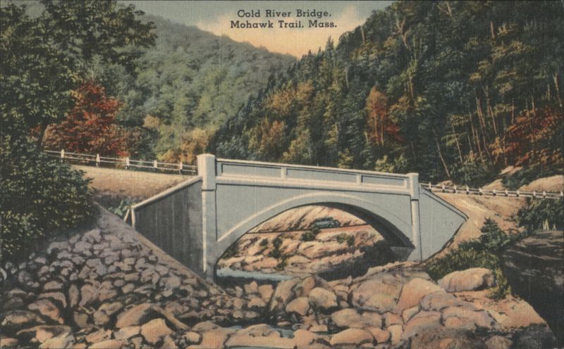 Cold River Bridge, Mohawk Trail, Mass. Massachusetts