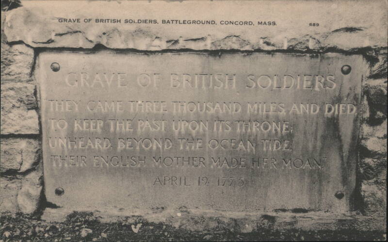 Grave of British Soldiers, Concord, Massachusetts