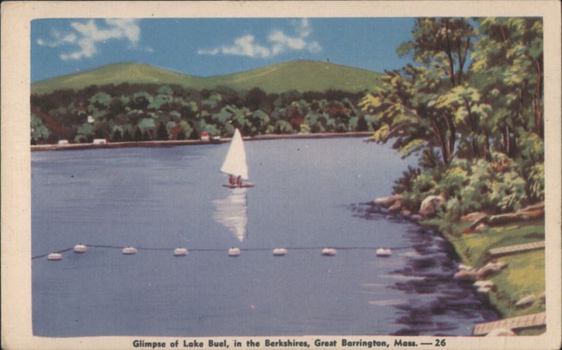 Glimpse of Lake Buel, Berkshires Great Barrington Massachusetts
