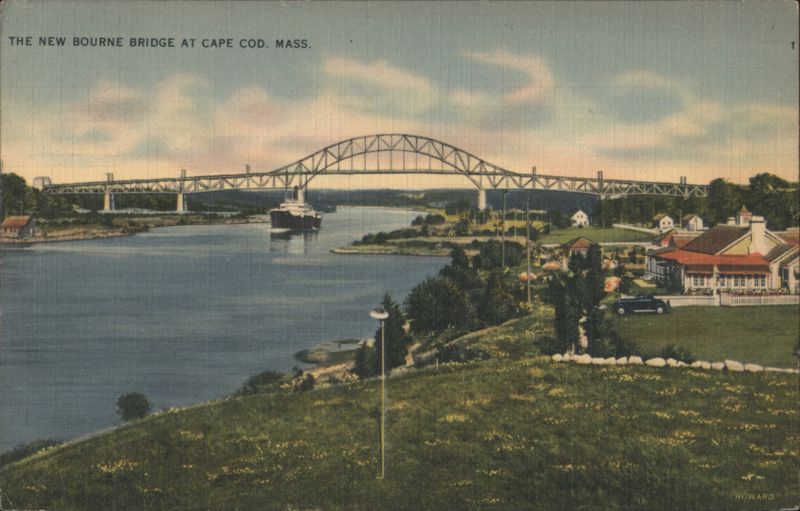 New Bourne Bridge at Cape Cod, Massachusetts Howard