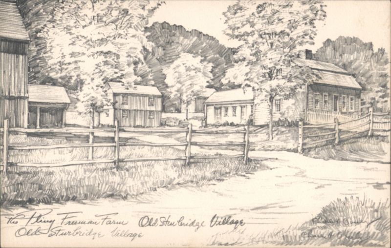 The Pliny Freeman Farm - Old Sturbridge Village Massachusetts