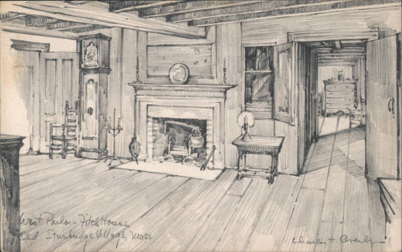 West Parlor, Stephen Fitch House, Old Sturbridge Village Massachusetts