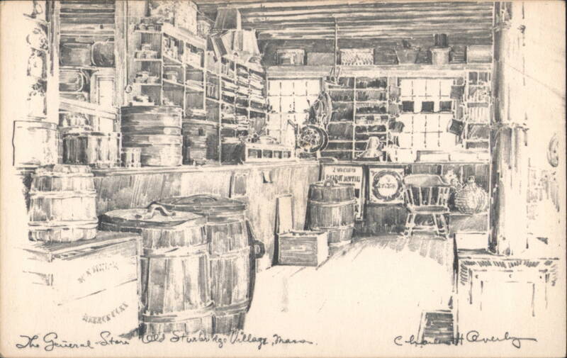 Miner Grant's General Store Interior, Old Sturbridge Village Massachusetts