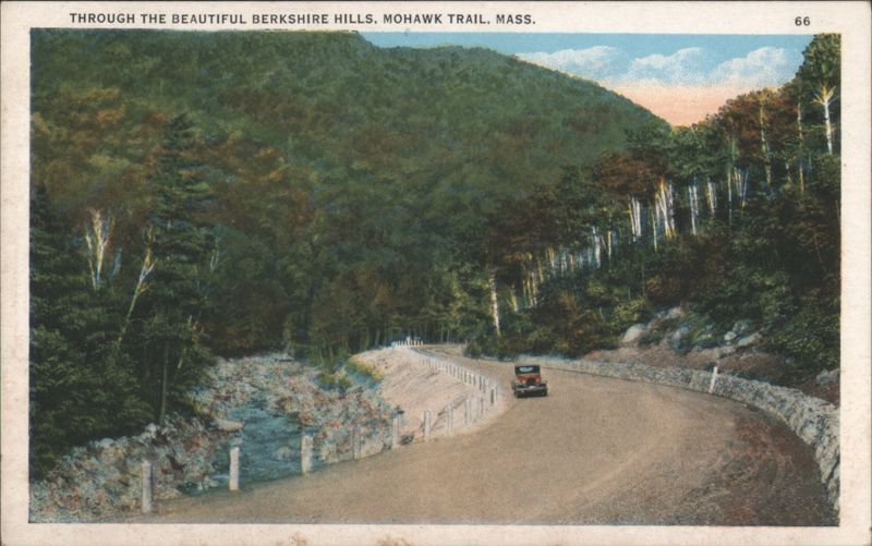 Mohawk Trail through Berkshire Hills, MA Massachusetts