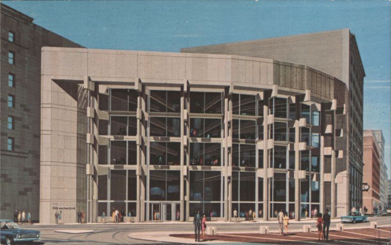 Boston Five Cents Savings Bank Addition, School & Washington Sts. Massachusetts