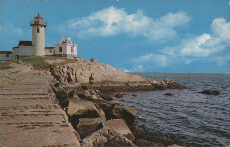 Eastern Point Light and Breakwater, Gloucester Massachusetts
