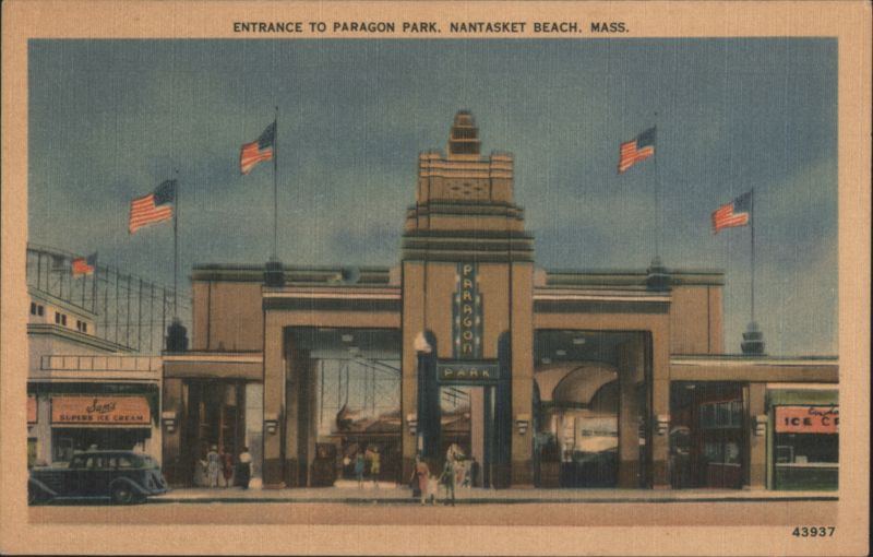 Paragon Park Entrance, Nantasket Beach, MA Massachusetts