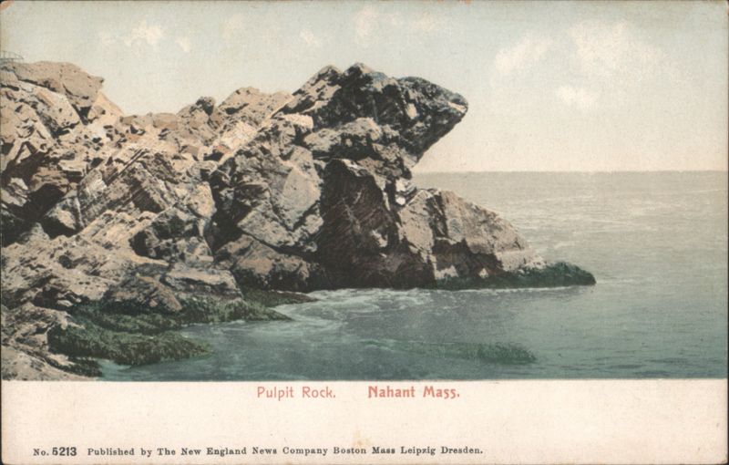 Pulpit Rock, Nahant Mass. Massachusetts
