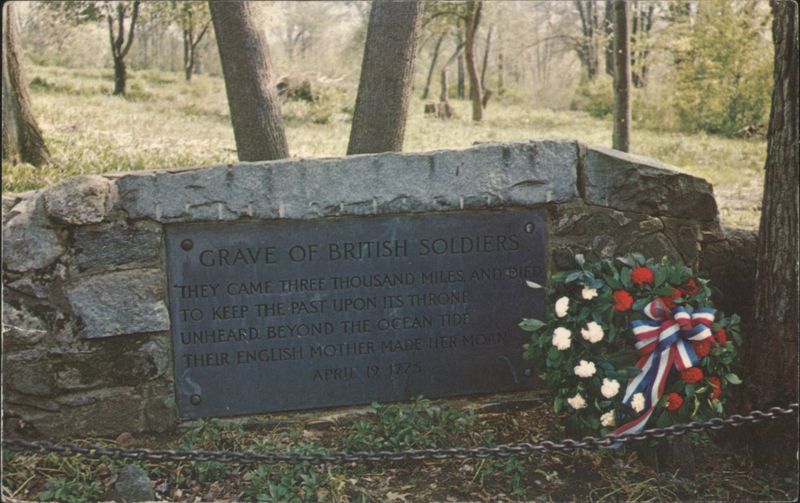 Grave of British Soldiers, Minuteman National Historical Park Concord Massachusetts