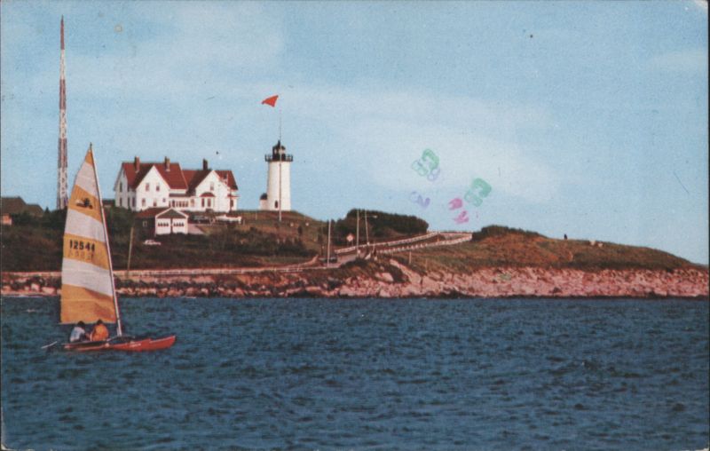 Nobska Lighthouse near Woods Hole, Cape Cod Massachusetts