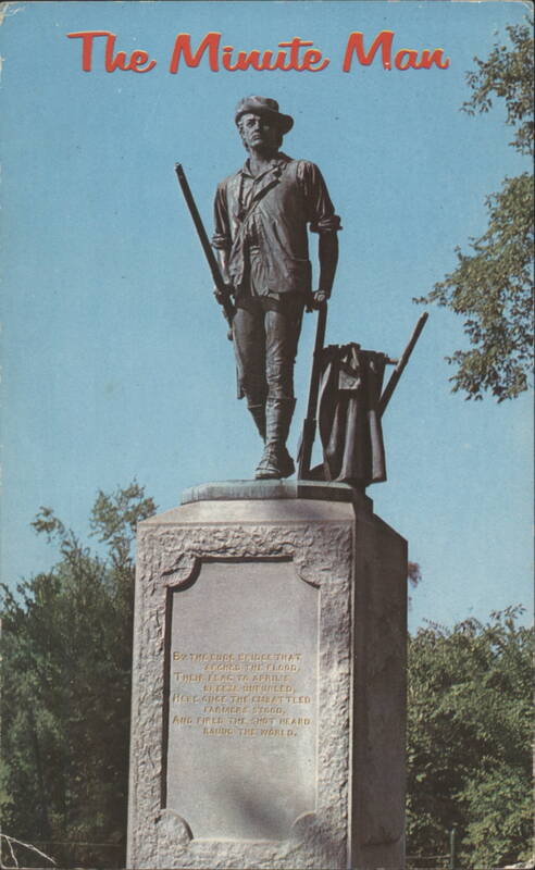 The Minute Man Statue - Concord, MA Massachusetts