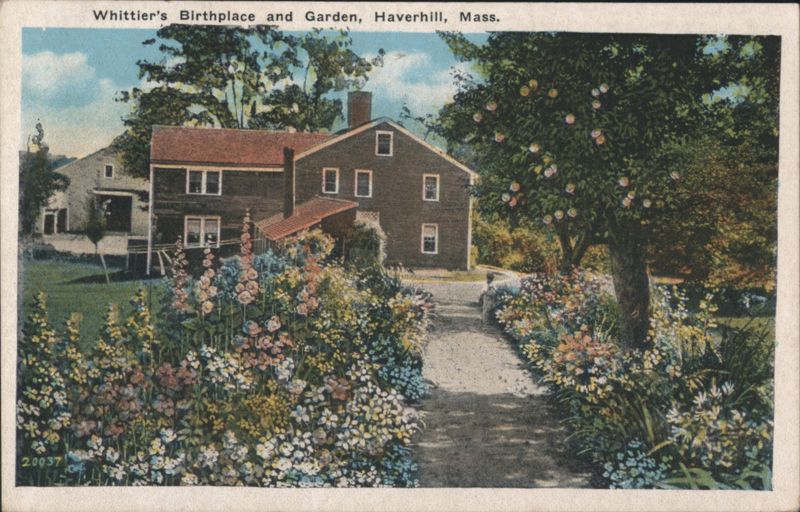 Whittier's Birthplace and Garden Haverhill Massachusetts