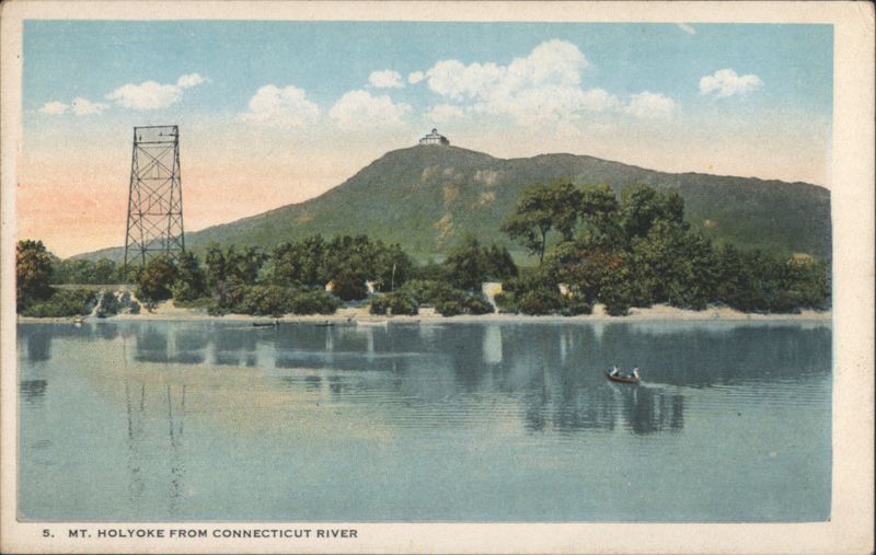 Mt. Holyoke from Connecticut River Massachusetts