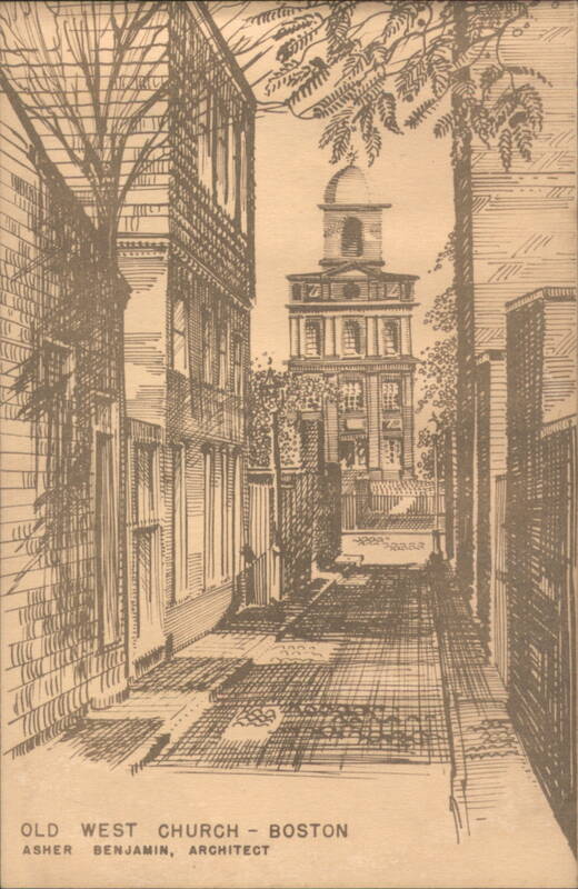 Old West Church - Boston, Asher Benjamin Architect Massachusetts