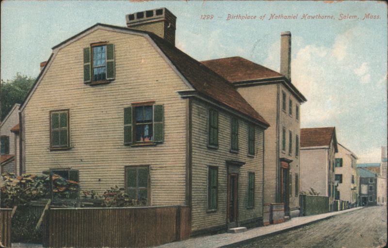 Nathaniel Hawthorne Birthplace Salem Massachusetts