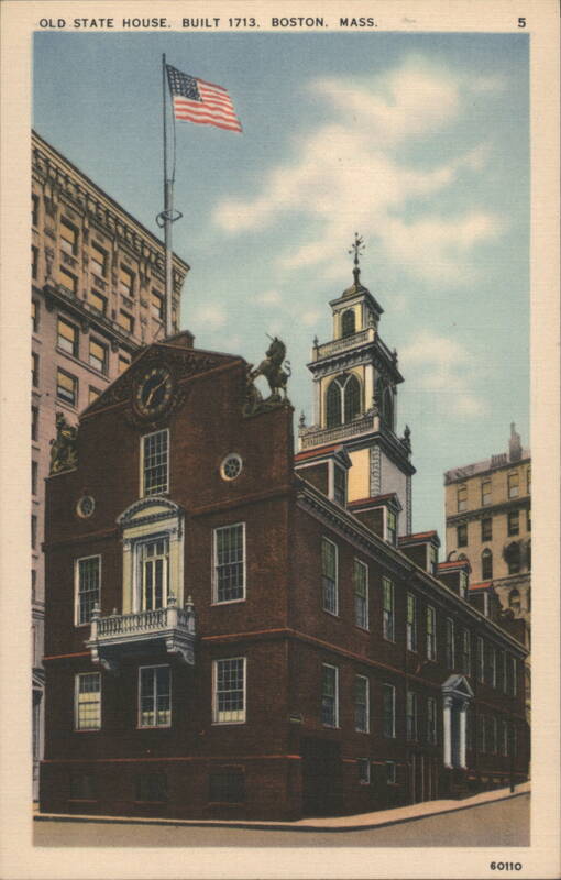 Old State House, Built 1713, Boston, Massachusetts