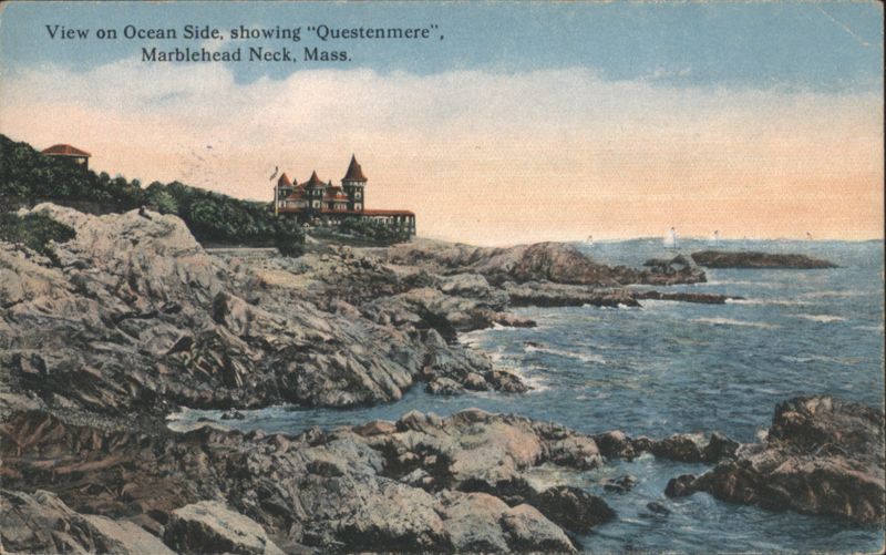 View on Ocean Side, Questenmere Estate Marblehead Massachusetts