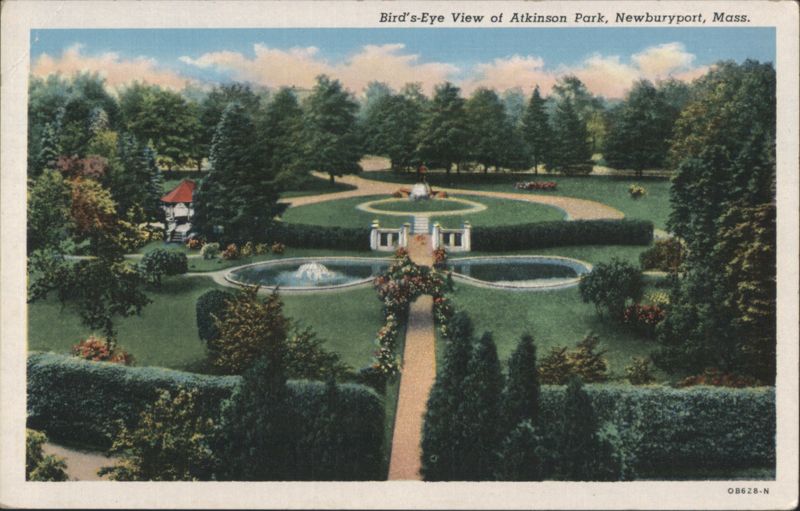 Bird's-Eye View of Atkinson Park Newburyport Massachusetts