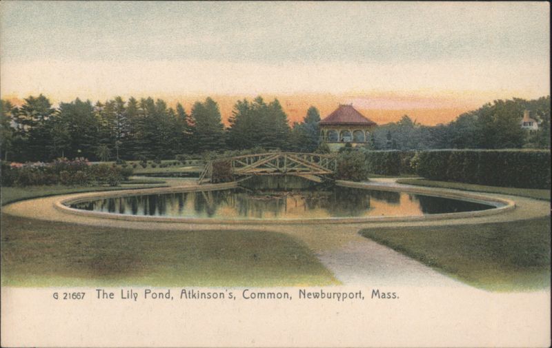 Lily Pond, Atkinson's Common, Newburyport, MA Massachusetts