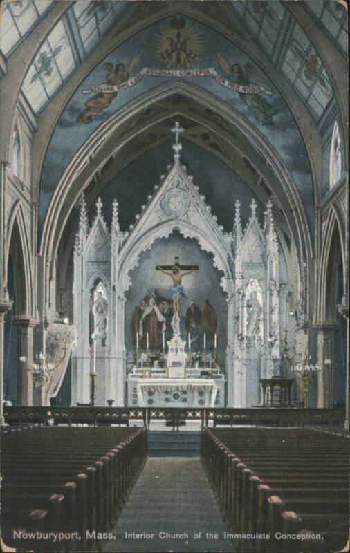 Interior Church of the Immaculate Conception, Newburyport Massachusetts