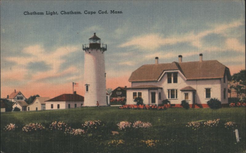 Chatham Light, Lighthouse & Keeper's House Massachusetts