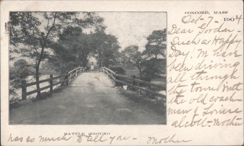 Battle Ground Bridge, Concord, MA Massachusetts