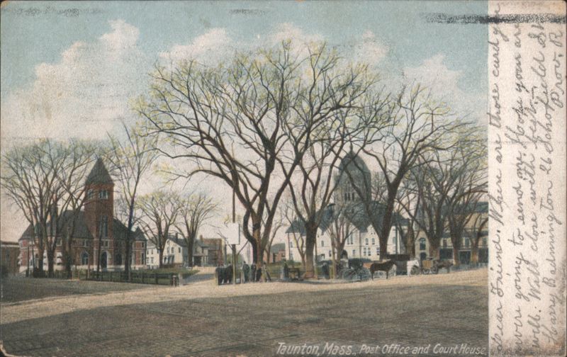Taunton, Mass. Post Office and Court House Massachusetts