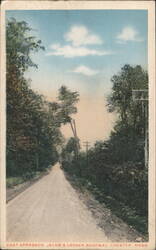 Jacob's Ladder Roadway East Approach, Chester, MA Postcard