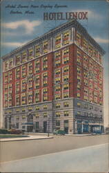 Hotel Lenox Near Copley Square, Boston, Mass. Postcard