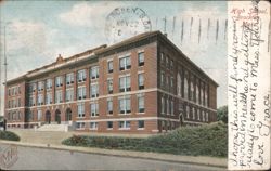 High School, Brockton Postcard