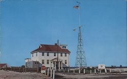 Race Point Coast Guard Station, Cape Cod Postcard