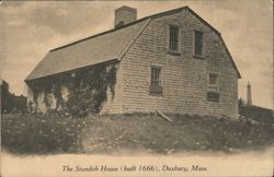 The Standish House (built 1666) Postcard