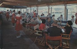 Thompson Brothers Clam Bar, Wychmere Harbor, Harwich Port Postcard