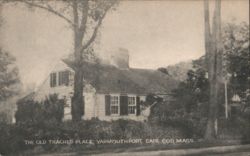 The Old Thacher Place, Yarmouthport, Cape Cod Postcard