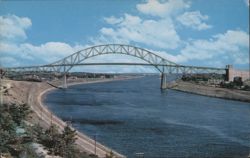 Cape Cod Canal and Sagamore Bridge Postcard