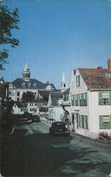 Bradford Street, Provincetown, Cape Cod Postcard
