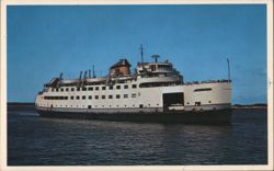 M.V. Nantucket Ferry Sailing from Woods Hole Postcard