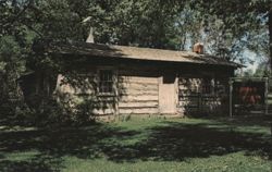 Homestead Cabin of Eugene Bigelow Wilson, Emblem, WY Postcard