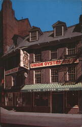Union Oyster House, Oldest Restaurant in Boston Postcard