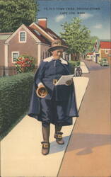 Ye Old Town Crier, Provincetown, Cape Cod, MA Postcard