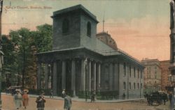 King's Chapel, Boston, Mass. Postcard