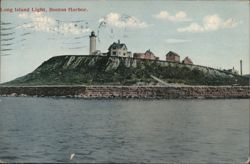 Long Island Light, Boston Harbor Postcard