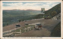 Hair Pin Curve, Stamford Valley, Mohawk Trail Postcard