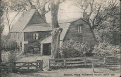 Fairbanks House, Built 1636 Postcard